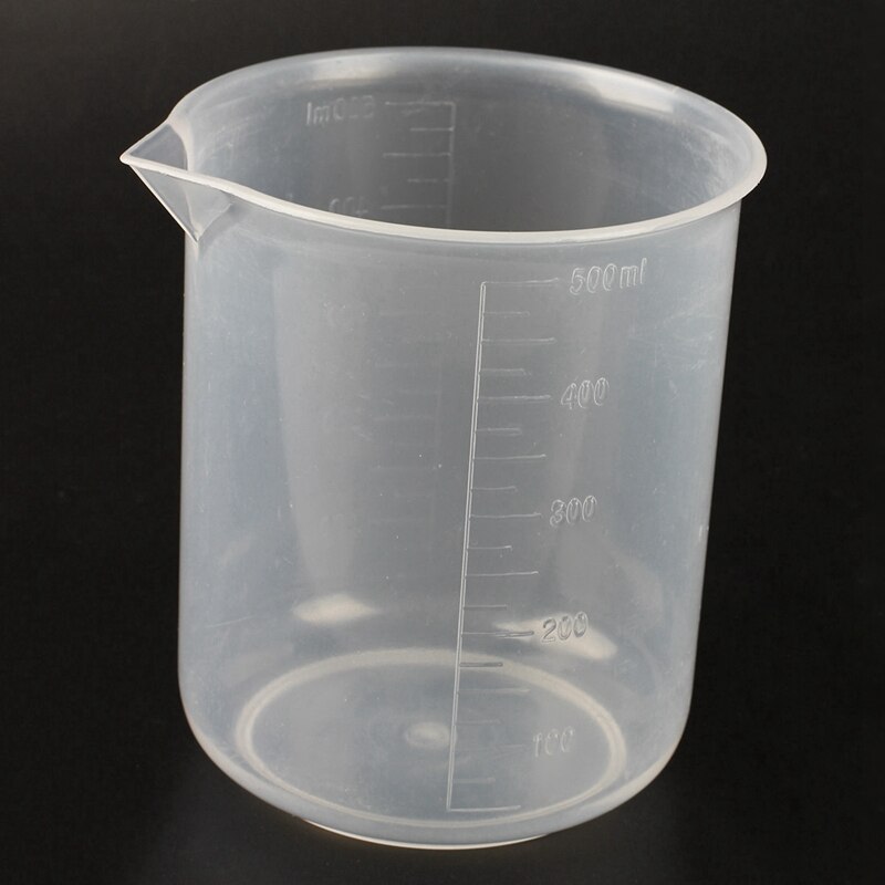 150 250 500 ml beaker of clear plastic 3 pcs. Measuring cup tool