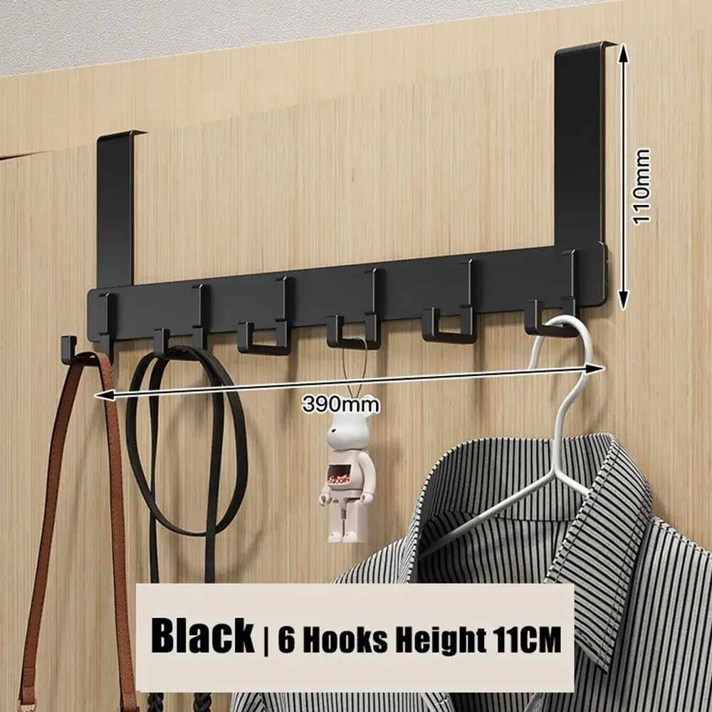 Türhänger, Aufbewahrung, 6 Haken über der Tür, Kleidung, Mantel, Hütte, Handtuchhalter, Heim-Organizer, Gestell, Badezimmer, Küche, Zubehör, Halfter: Licht Grün