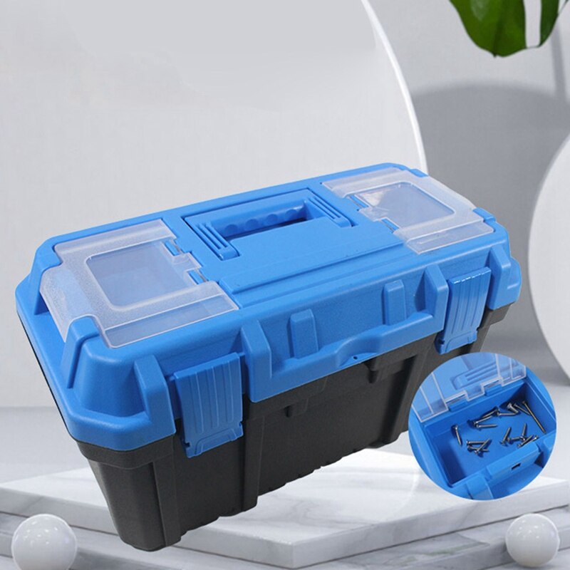Tool Box Plastic Small Tool Boxes Storage and Organization with Removable Tray for Home Hardware Tool Storage