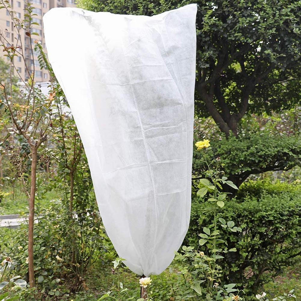 Plant Freeze Protection Cover With Adjustable Drawstring Plant Covers Antifreeze Frost Blanket For Plants Trees Shrubs