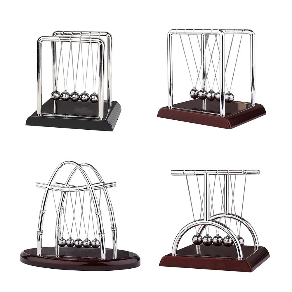 1 PC Cradle Balance Steel Balls School Teaching Supplies Physics Science Pendulum Desk Toy Home Decoration