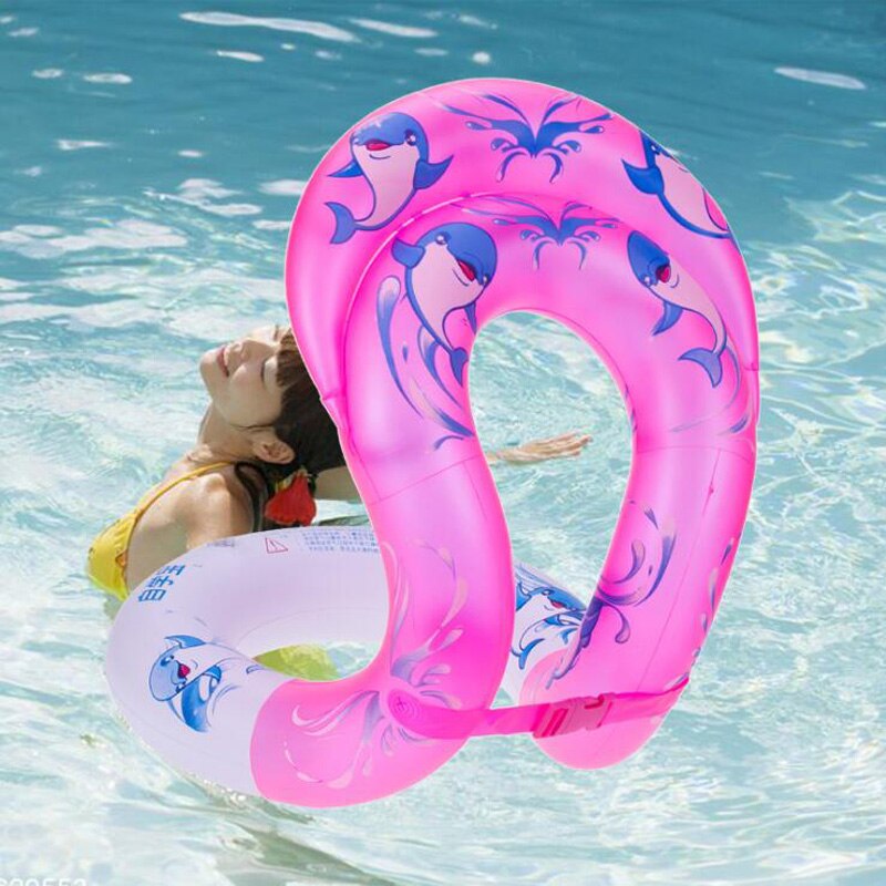 thickened double balloon learning swim collar self-study environmental pvc swim ring kids baby swim toys