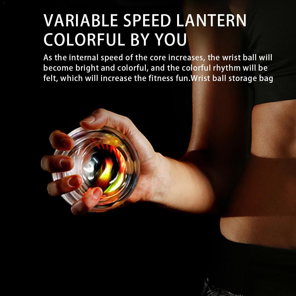 Hand Exercise toys Magic Wrist Ball Illuminated Wrist Self-illuminating Super Gyro Toy Wrist Force Training Fitness Toys