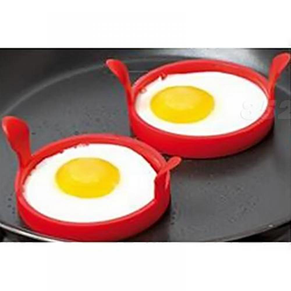 Kitchen Heart Silicone Egg Fry Frier Fried Oven Poacher Pancake Ring Mould Tool