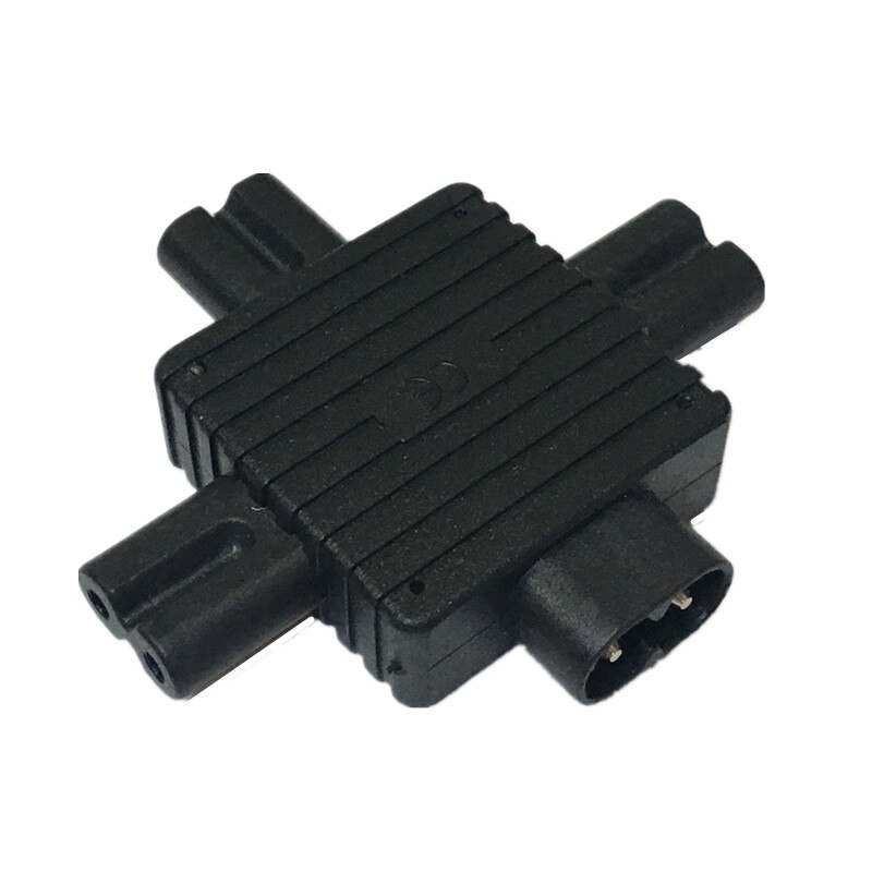 IEC 320 IEC320 IEC Figure 8 C8 Male to 3X Female C7 plug Splitter Power Adapter connector for Power Supply 1 in 3 out