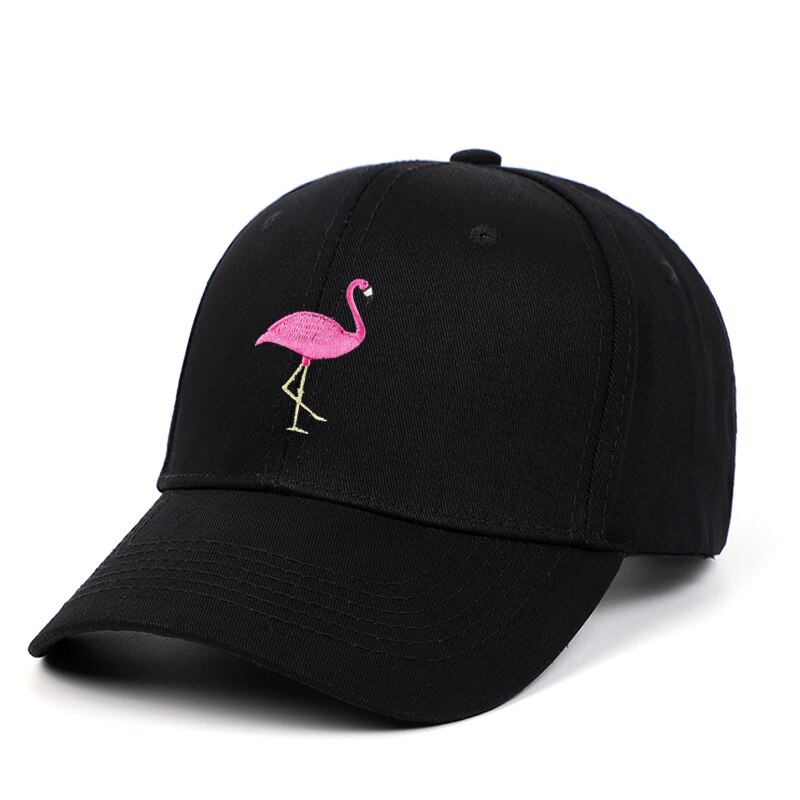 Flamingo bestickte Baseball kappe baumwolle Papa Hütte Männer Frauen Erwachsene Einstellbare Golf Hütte Sonne Kappe Snapback Kappe