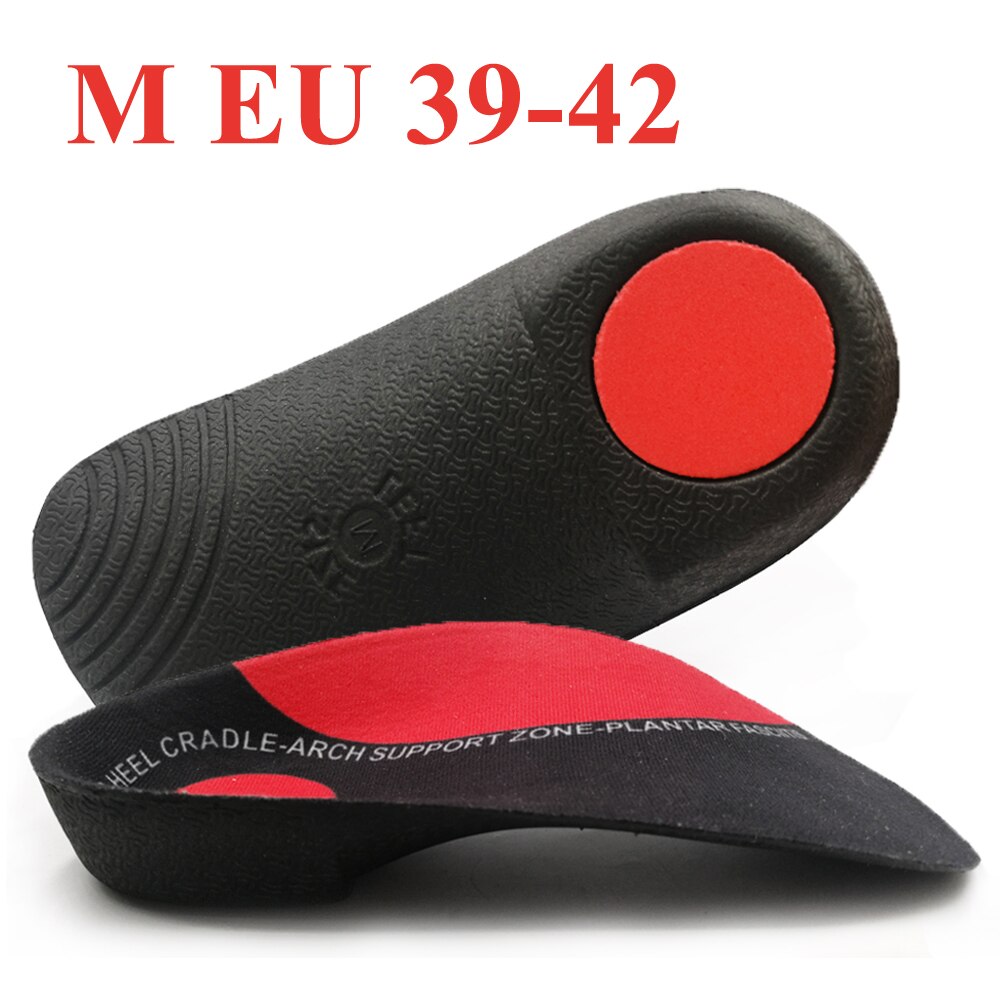 EVA Arch Support Flat Foot Health orthopedic Insoles for feet men and women OX Leg pads insert insoles for feet: M EU 40-42