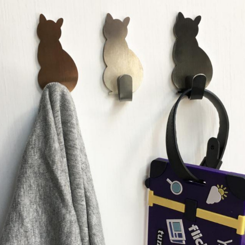 2er-Set Vintage Wandhaken Aus Gusseisen – Pferdekopf-Design, Schwarz
