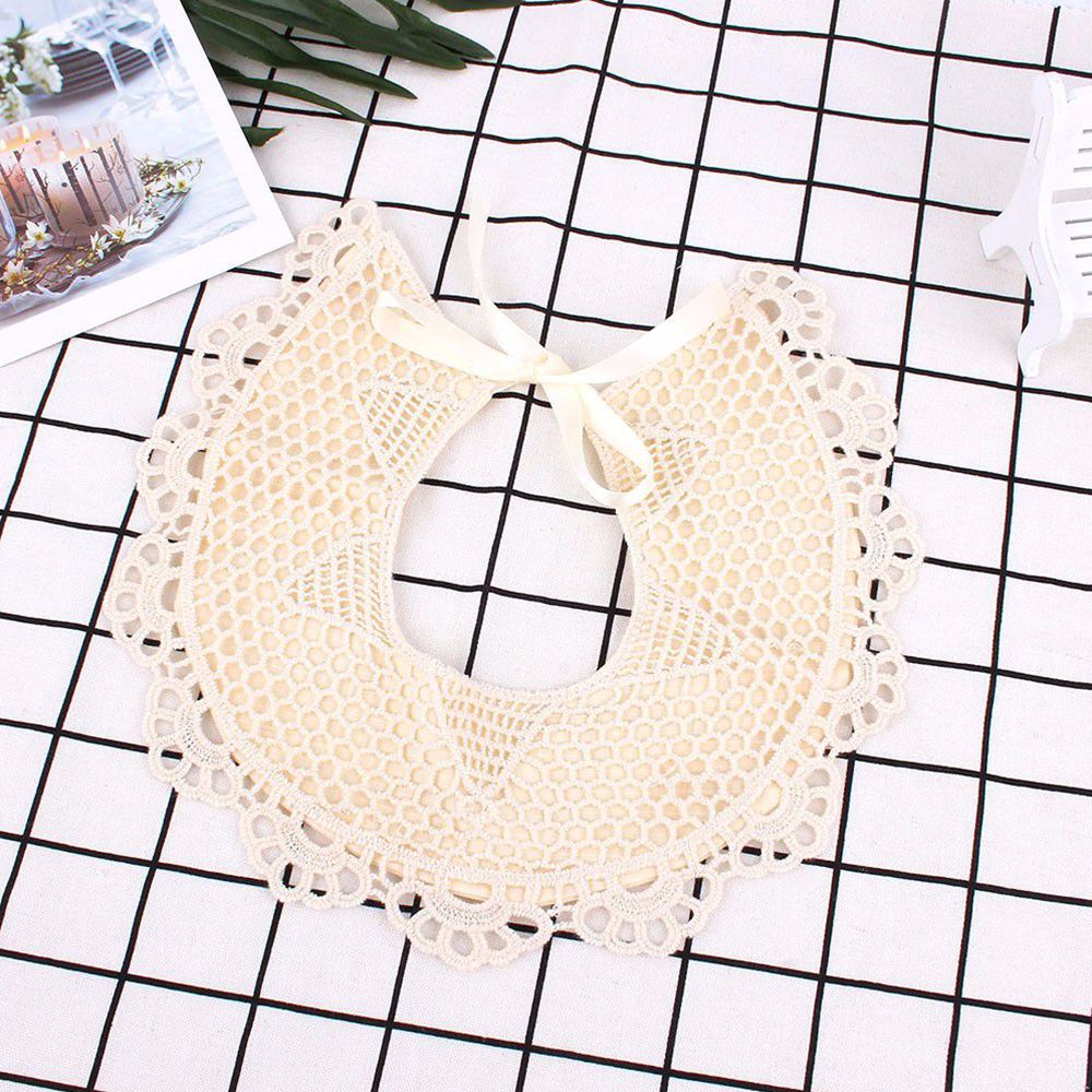 360 Degree Baby Stuff Cotton Baby Bibs With Lace Baby Girl Bibs False Baby Collar Infant Bib Cute Newborn Scarf Baberos: Style 5