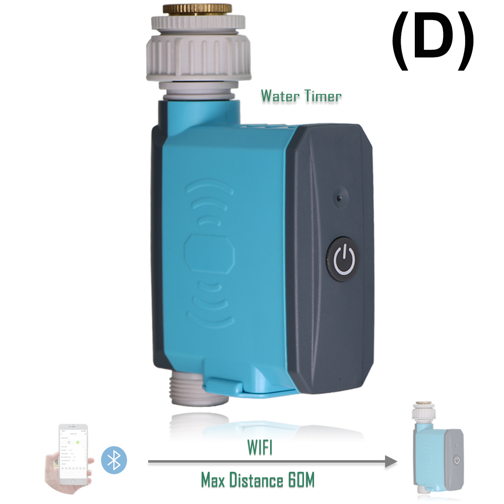 WIFI Bluetooth Garden Water Timer Automatic Drip Irrigation Controller Smart Home Google Assistant Programmable Sprinkler System: D