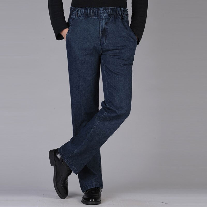 Eurooppalaistyylinen löysät miesten farkkuhousut plus koko 5xl rento miesten farkut housuhousut denim suorat streetwear miesten farkut