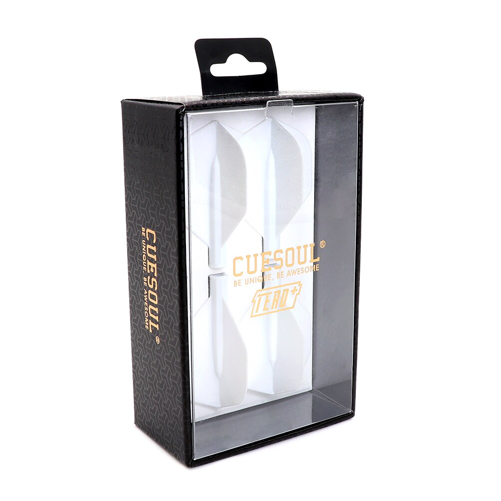 CUESOUL TERO+ AK4P Double Direction Telescopic and Rotating System-Dart Flights: white
