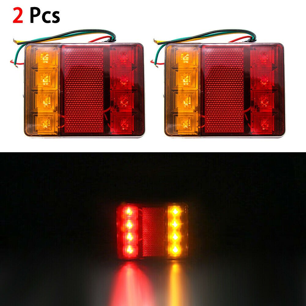 Bulbs Turn Signal Light Replacement Set Parts Accessories Trailer Waterproof 12V
