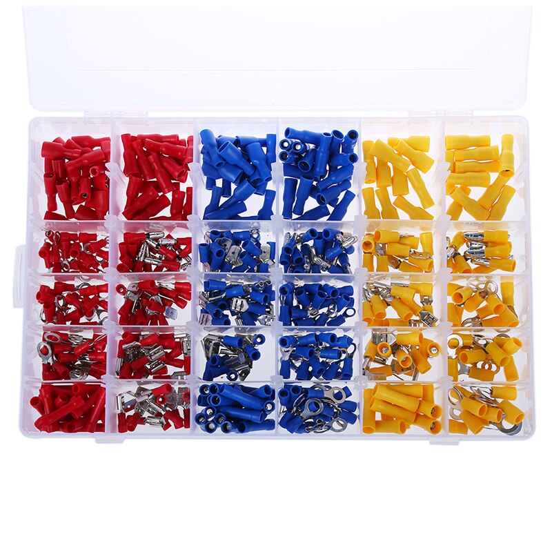 50x weibliche power pods 6.3 mm thermo-stecker einziehbare isolierte crimp