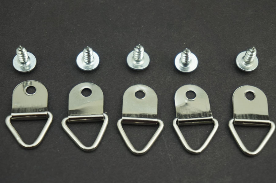 H&S Sall D Rings Frae Hooks For Picture Hanging - 80 Pieces D Ring - View #12