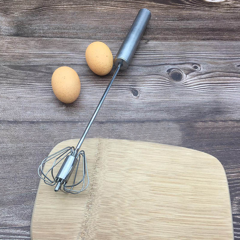 1Stck DIY Backen Halbautomatische Rührgerät 430 Edelstahl 12/14/16 Zoll Schneebesen Manuell Drücken Sie Typ Schneebesen Rührgerät Ei Werkzeuge