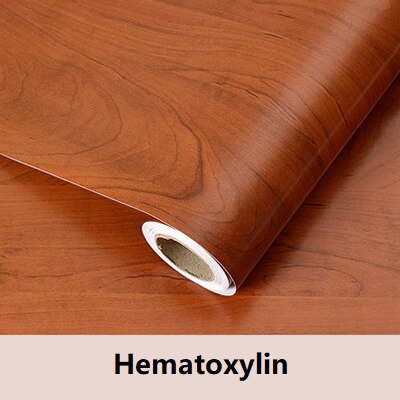Vinyl PVC Selbst Klebe Tapete Wohnkultur Möbel Renovierung Küche Schrank Schrank Wasserdichte Holzmaserung Zauberstab Aufkleber: Hematoxylin