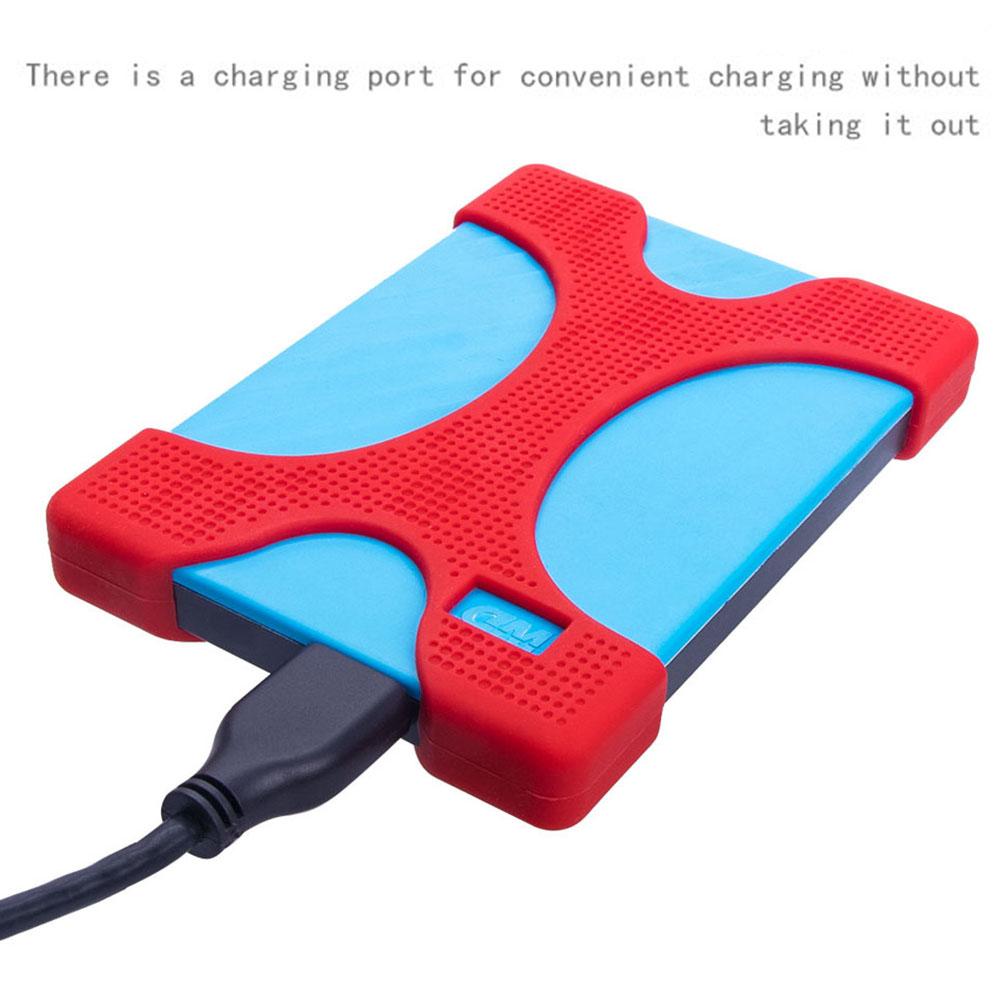 Hard Drive Silicone Case Hard Disk Protective Cover Scratch Shock Proof Case Protector SSD Sheath For WD Mypassport 1T 2T