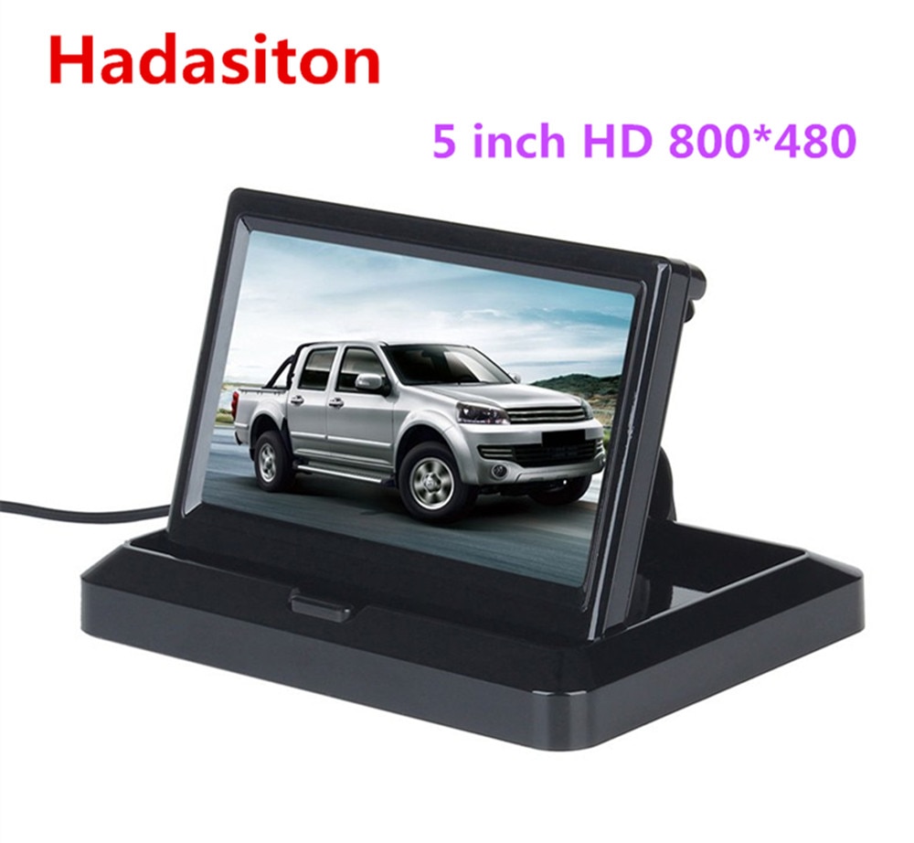 5 inch TFT LCD-KLEURENSCHERM Car monitor Achteruitkijkspiegel Omkeren parking monitor Opvouwbaar