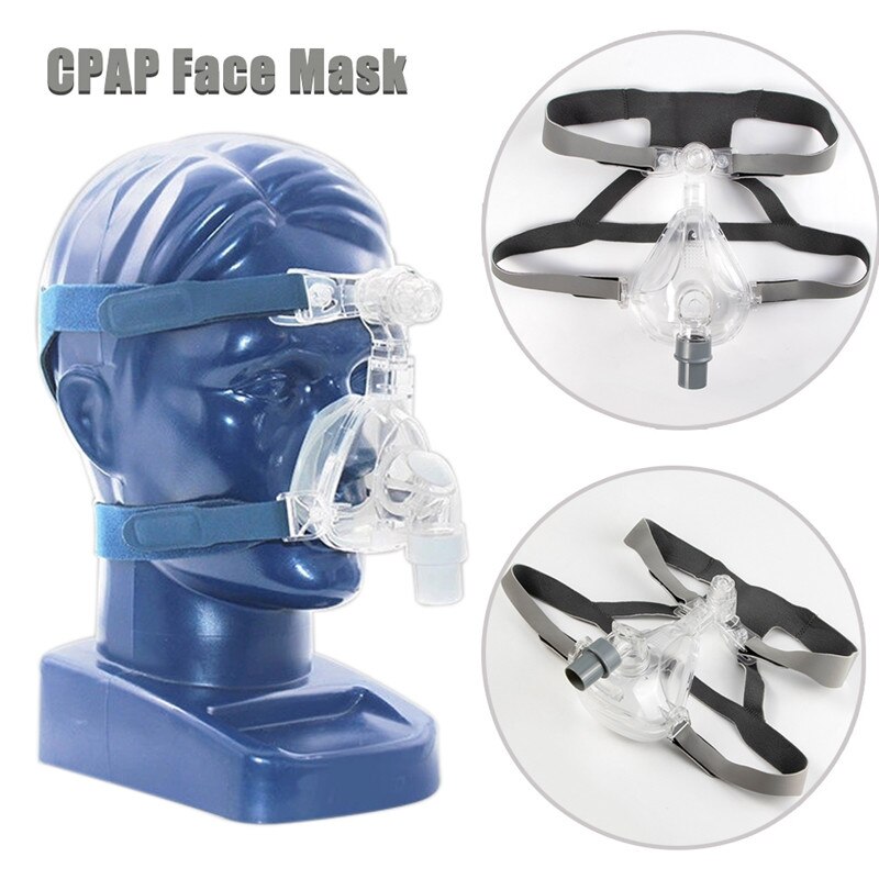 FM1 Volgelaatsmasker Cpap Auto Cpap Bipap Masker Met Gratis Hoofddeksels Wit Sml Voor Slaapapneu Osahs osas Snurken Mensen: BMC-NM1 / M