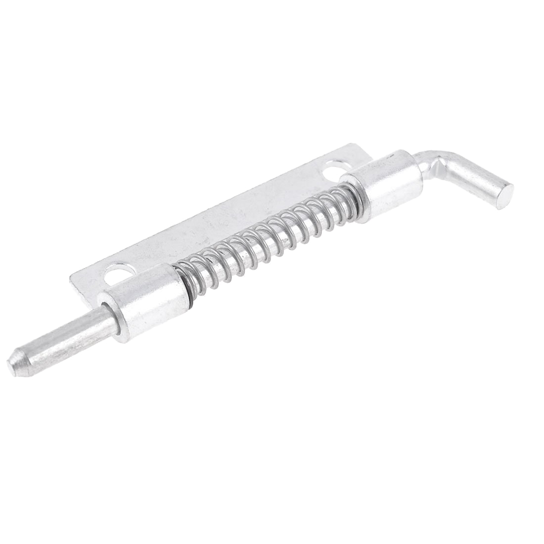 Hardware Spring Loaded Metal Security Barrel Bolt Klink 3.5 "Long Silver Tone