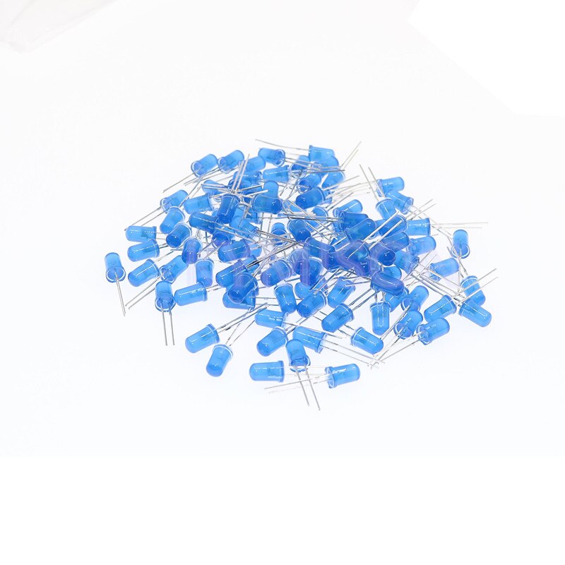 500pcs/Lot 5mm LED Diode 5 mm Assorted Kits White Green Red Blue YellowDIY Light Emitting Diode in Bag/Box