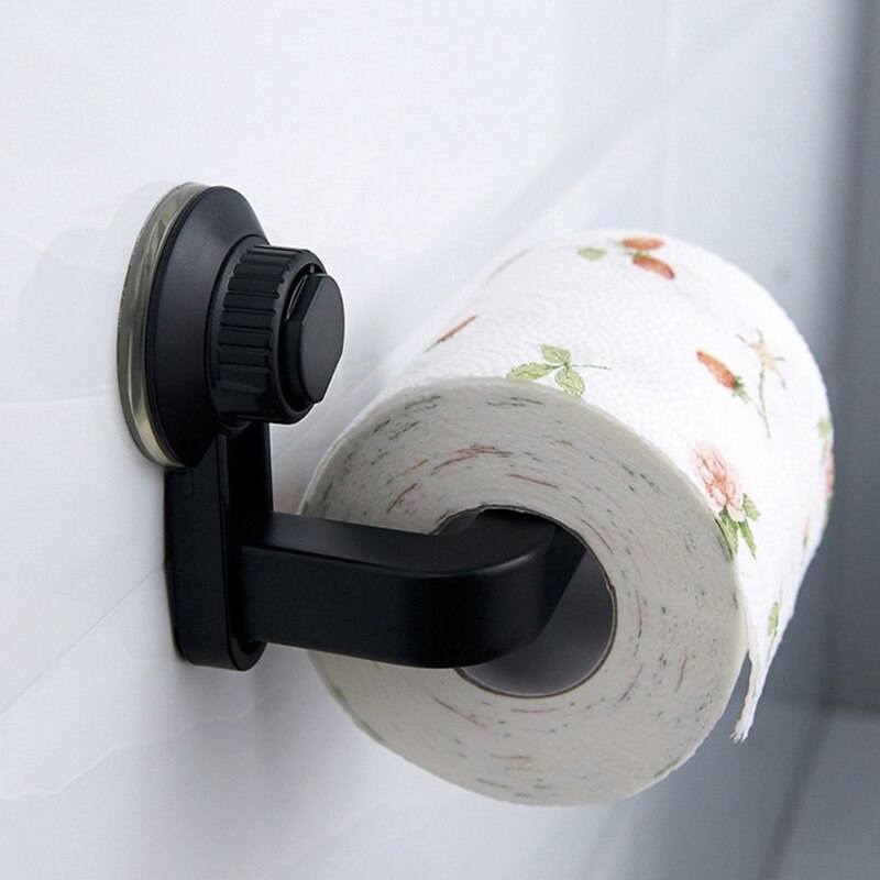 Wc Papier Halfter Zauberstab-Montiert Saugnapf Wc Papierrolle Halfter für Badezimmer Waschraum Küche Stock Auf Walll