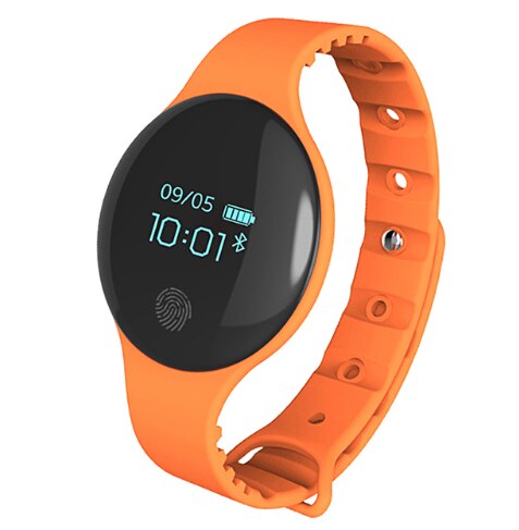 SANDA Bluetooth Clever Uhr Männer Frauen intelligente Sport Digitale Uhr Für IOS Android Schrittzähler Fitness Smartwatch: Orange