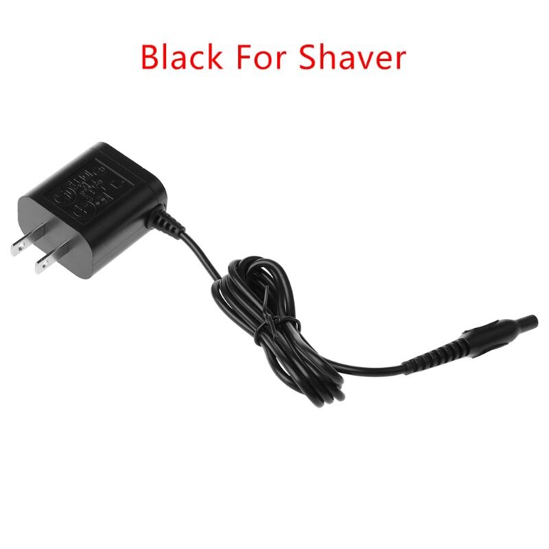 US Plug Universal AC Power Charger Cord Adapter Black For Shaver