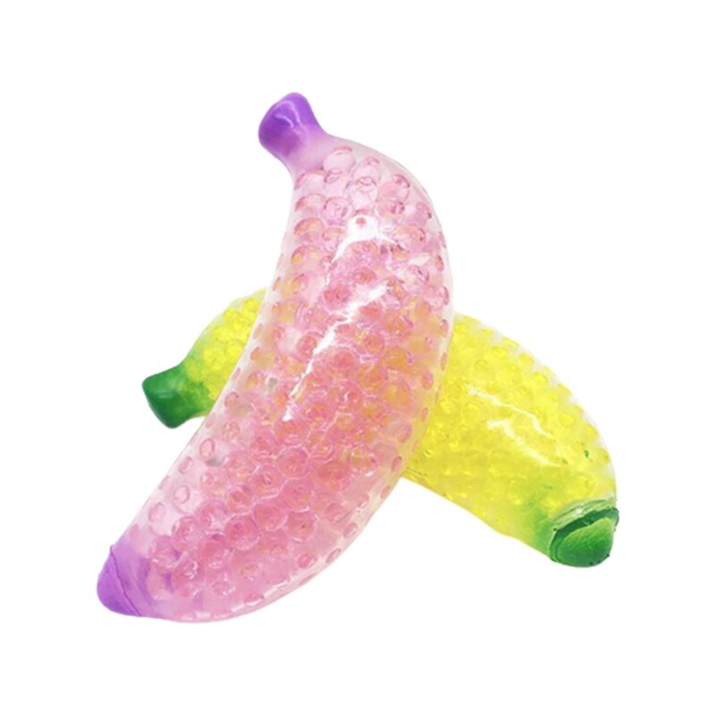 1Pc Simulatie Fruit Banaan Zintuiglijke Stress Reliever Mini Bal Speelgoed Autisme Squeeze Speelgoed Angst Fidget Speelgoed Voor Volwassen Kinderen