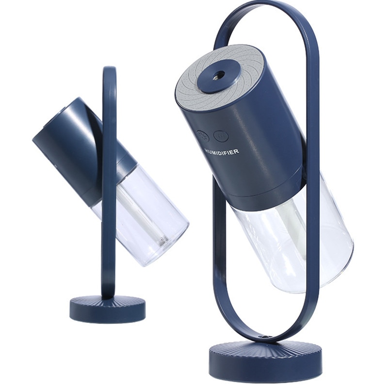 Humidificateur d'anion maison USB Mini humidificateur avec purificateur d'air de lampe d'atmosphère colorée