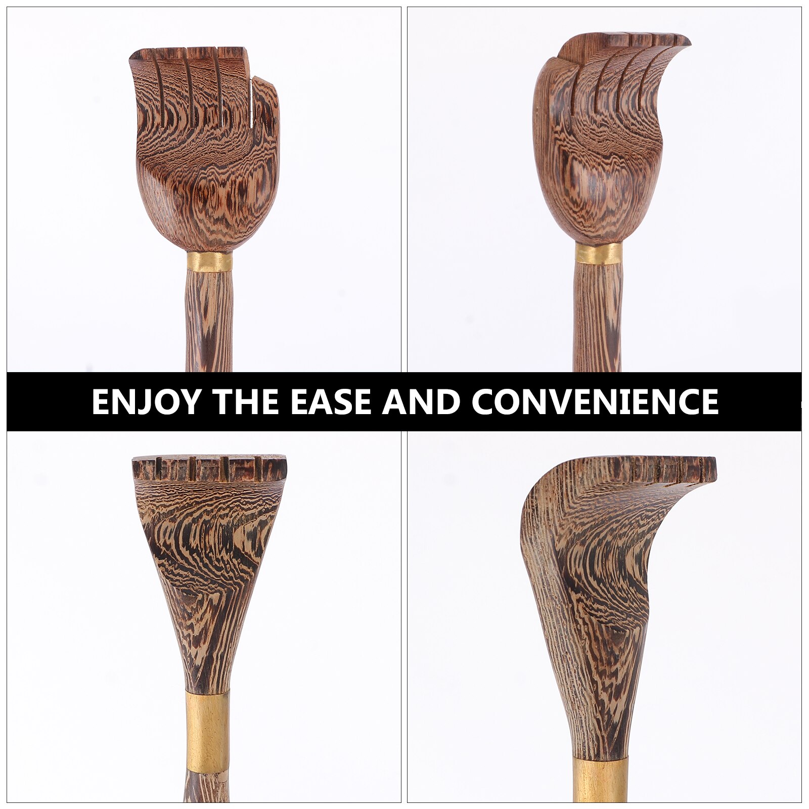 2 stuks houten rugkrabber voor ouderen