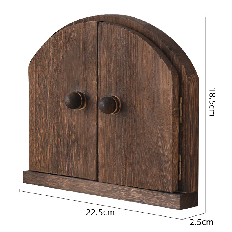 Wood Switch Sticker Switch Protective Sleeve Decoration Crafts Wall Accents Socket Trim Frame Protective Cover Wall Decoration: DARK GRAY