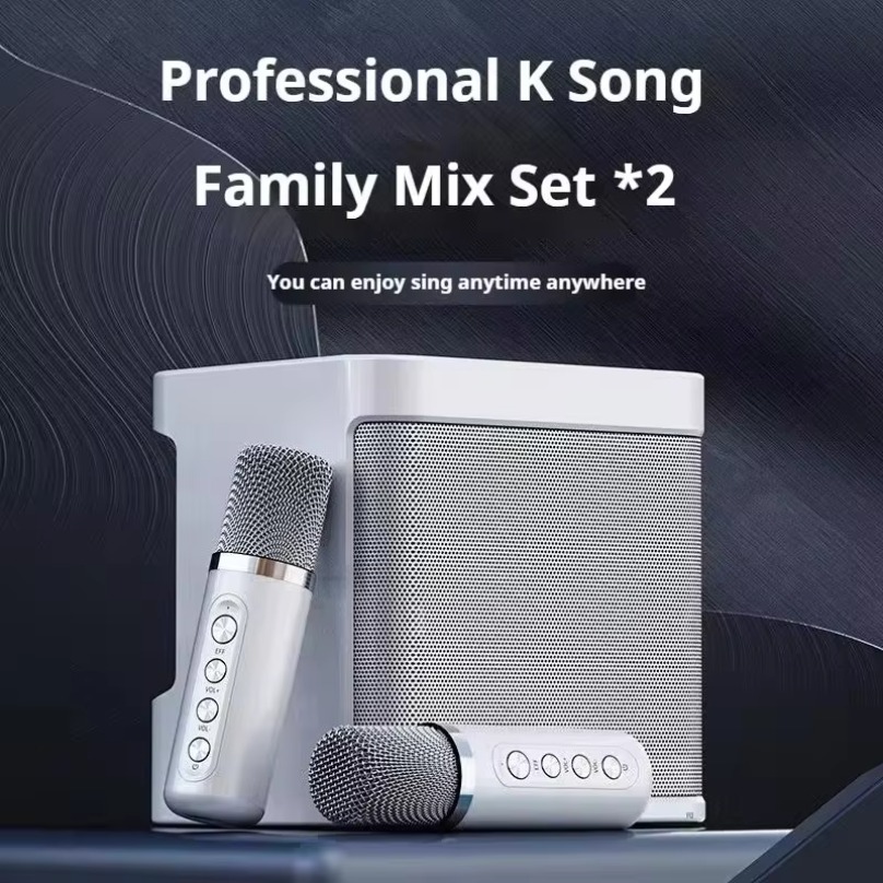 Hemma ktv mikrofon karaoke maskin för vuxna barn högtalarsystem hifi stereo bluetooth mikrofon för hemmafest