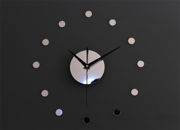 3d eenvoudige tijdspiegel acryl diy klok dikker diy klok combinatie van klokken en horloges