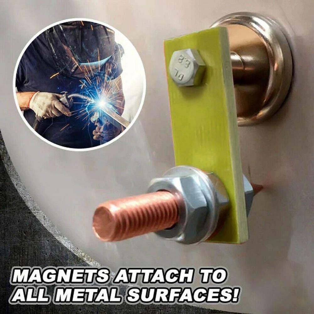 Strong Magnetic Welding Support Ground Clamp Welding Magnetic Head Safety Wire Holder With Copper Tail Welding Equipment