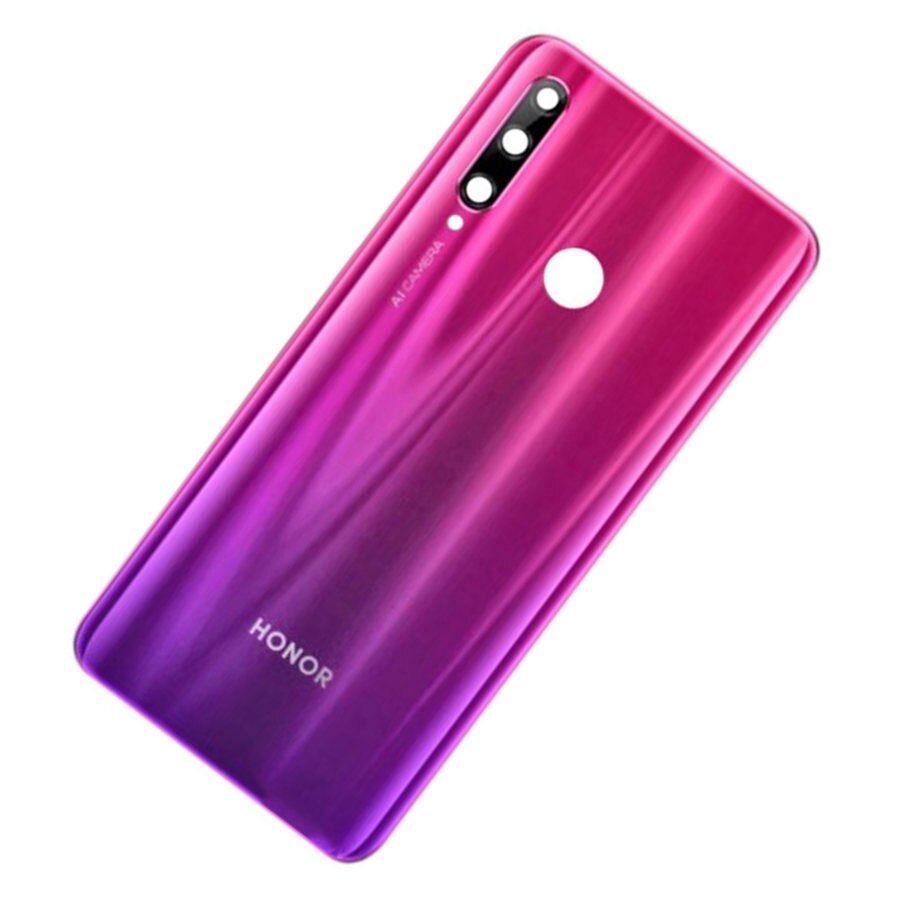 Per Huawei Honor 20 Della Copertura Posteriore Della Batteria Honor 20S 10i 20i del Pannello Di Vetro Posteriore del Portello Custodia Honor 20 pro Della Copertura Posteriore + Obiettivo Della Fotocamera: Honor 10i 20i-Red