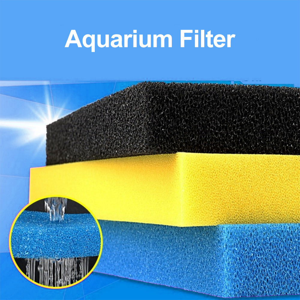 2 STKS Aquarium Aquarium Filter Katoen te Gebruiken Zuiverende Waterkwaliteit Verdikt Aquarium Aquarium Filter Spons