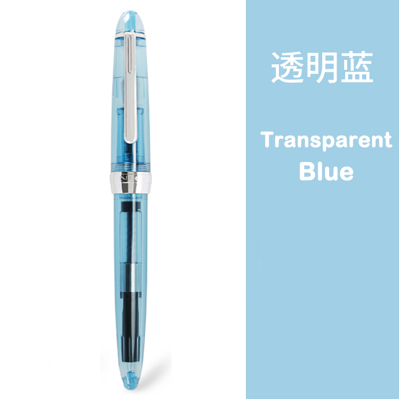 JINHAO 992 pióro wieczne srebrny klips 12 kolorów długopisy luksusowej jakości student biuro biznesowe artykuły szkolne artykuły papiernicze: Ciemnoniebieski