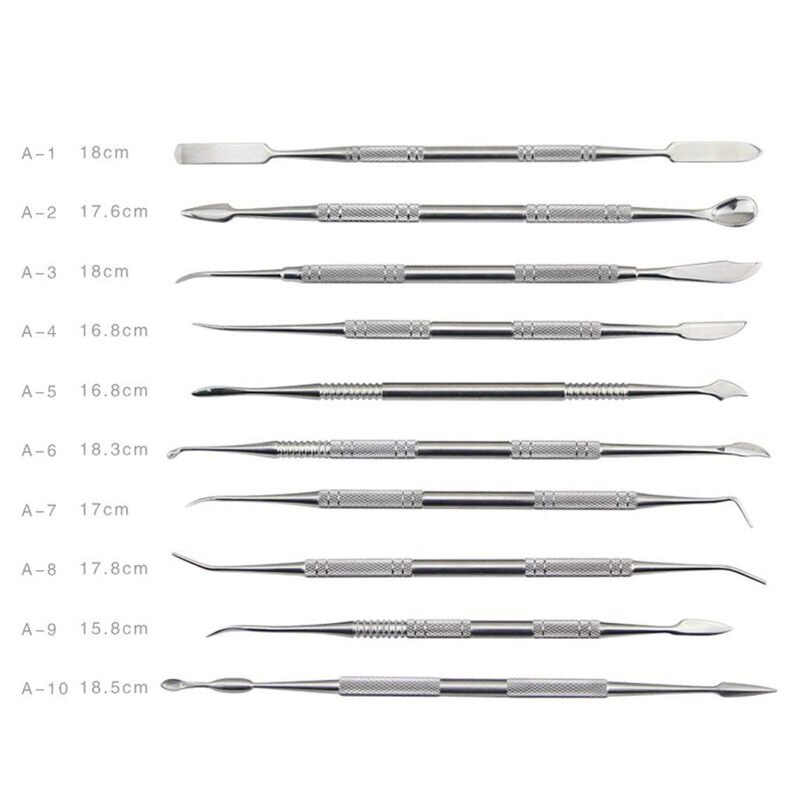 10pcs Stainless steel clay sculpture knife Sculpture tools for modeling ceramic crafts
