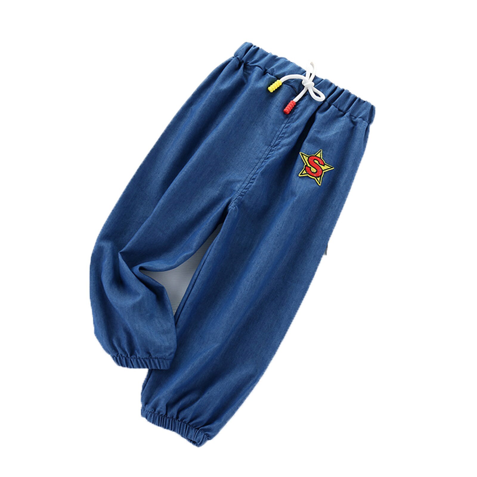 Jongens Broek Dunne Ademende Zon Anti-Muggen Outdoors Denim Broek Casual Harembroek Детская Одежда # L3