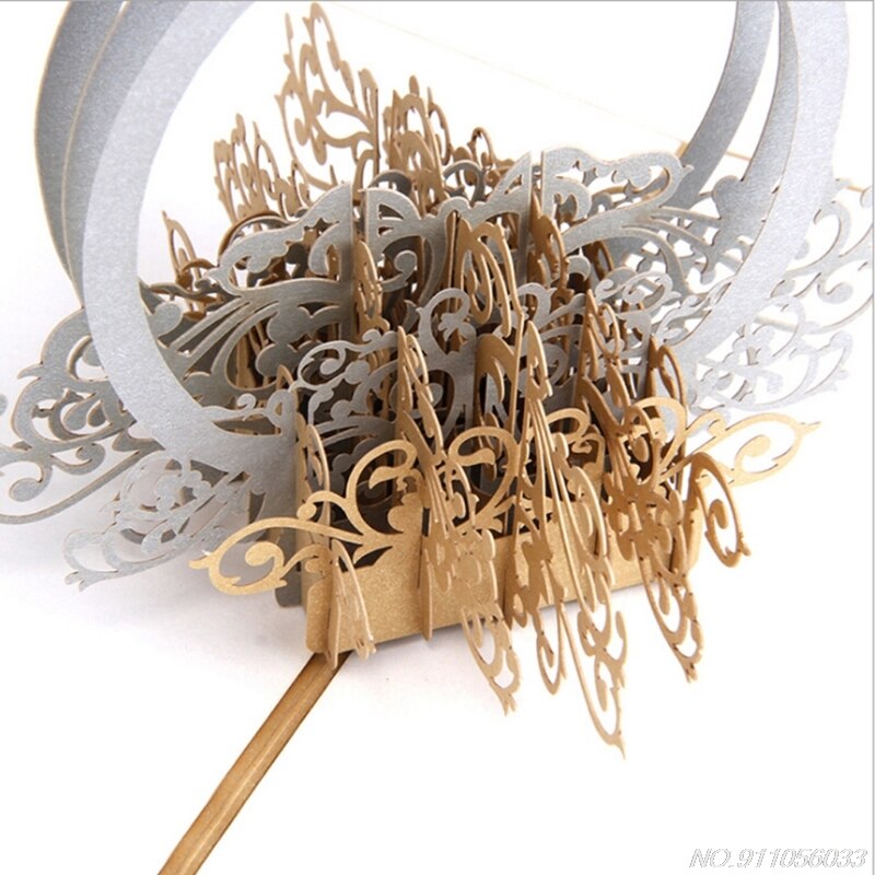 3D Pop Up Ring Wedding Invitation Card Birthday Christmas Mother's Day Gif N11 20