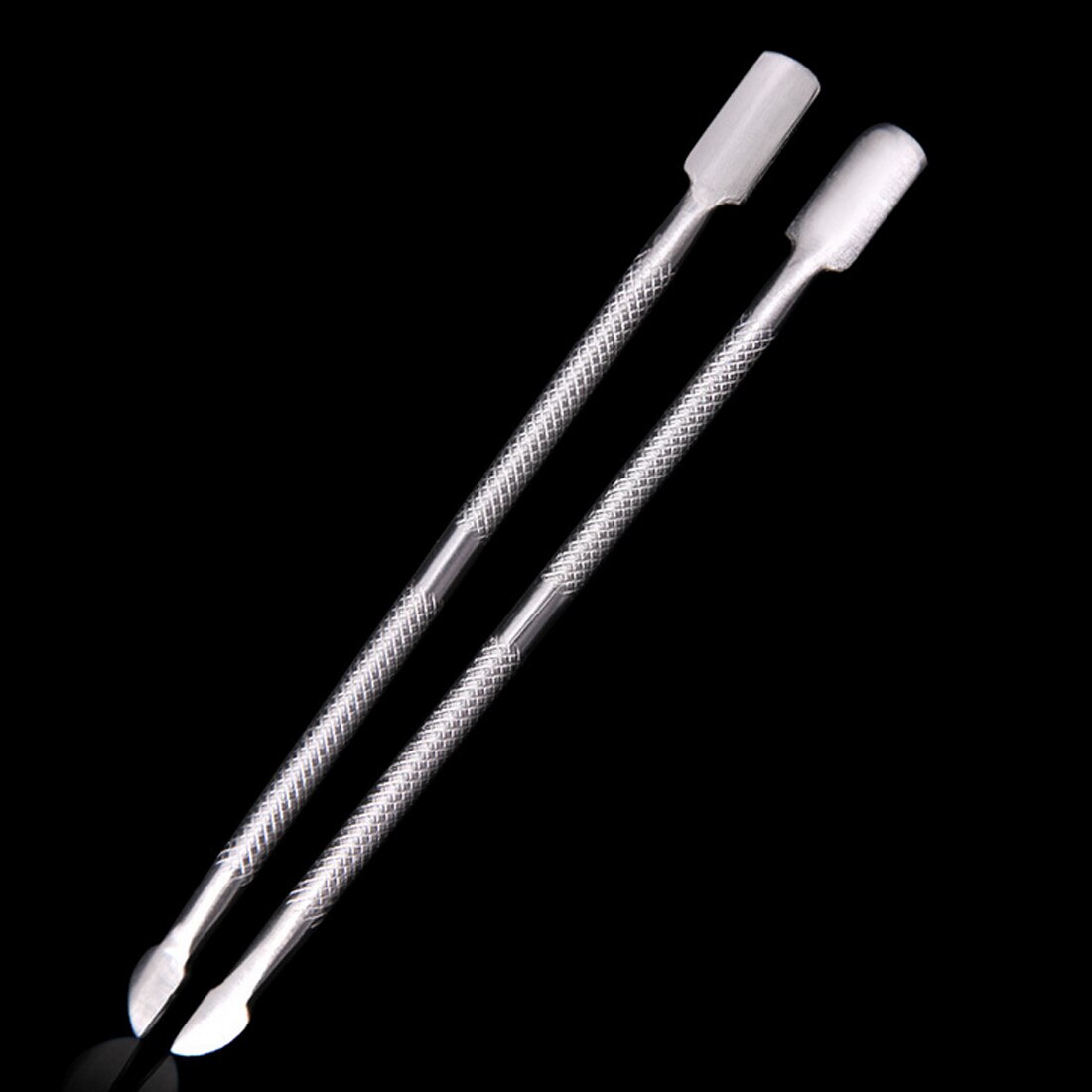 Stainless Steel Cuticle Nail Pusher Finger Foot Dead Skin Remover Manicure Pedicure Care Tool Cuticle Pushers 1pcs