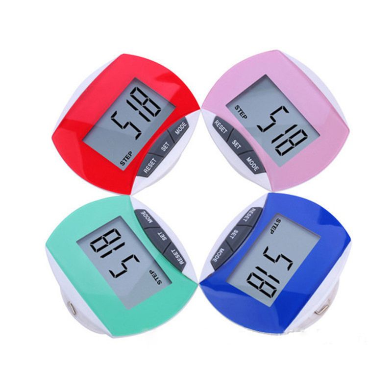 Step Counter Fitness Digital Pedometer Waterproof Step Movement Calories Counter H3CC