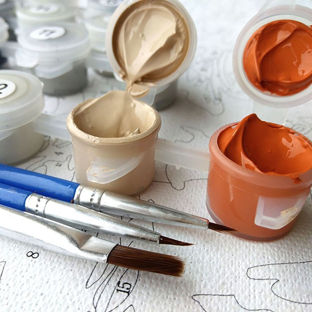 Diy Painting By Numbers Kit Coloring By Numbers Picture By Numbers Home Decors Educational Drawing Toys