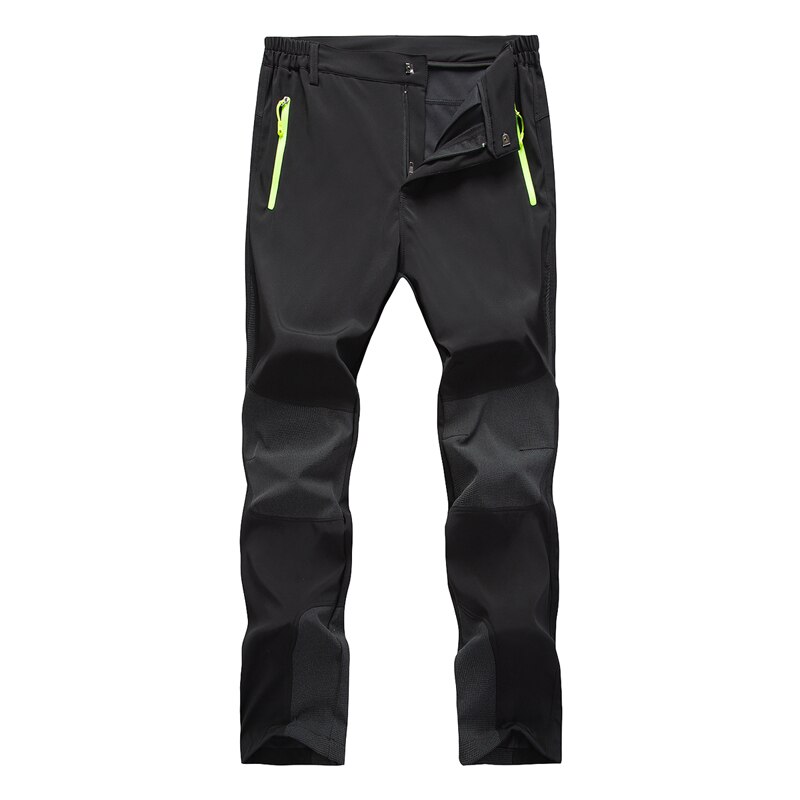NUONEKO Men Women Autumn Quick Dry Pants Breathable Pants Hiking Camping Climbing Cycling Trekking Tourism Trousers PNT45: Black / XS
