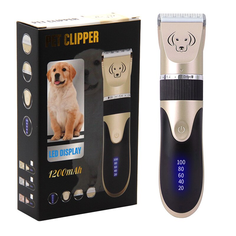 Pet Cat Hair Clippers Grooming USB Rechargeable Low-Noise Electric haircut Trimmer Shaver Set for Animal kit