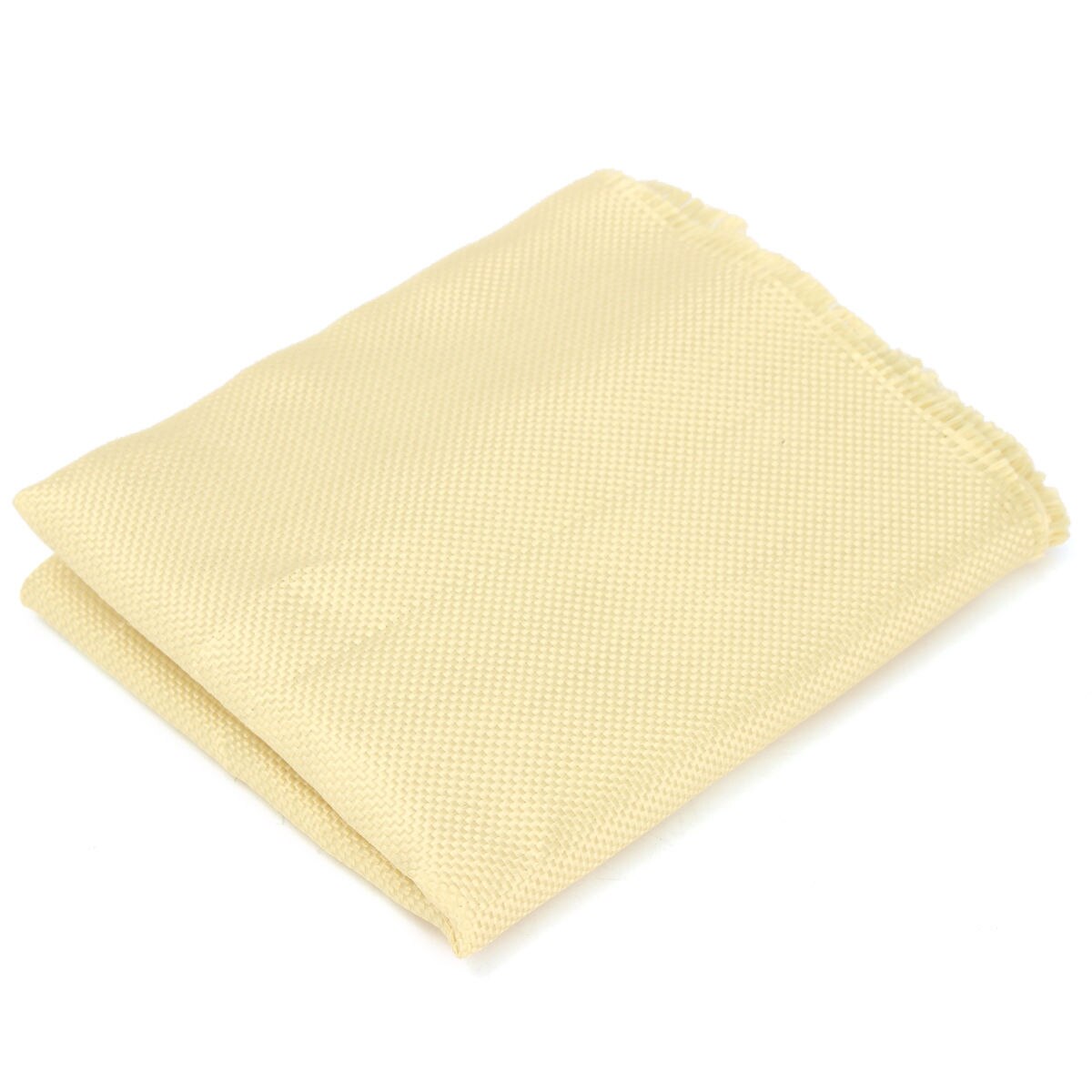 200gsm Kevlar Fabric Woven Aramid Fiber Cloth Plain Color Yellow 100cmx30cm