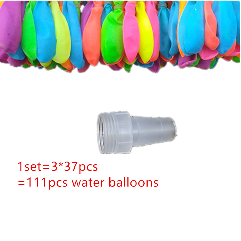 111 Pcs Water Ballonnen Funny Zomer Outdoor Speelgoed Ballon Bundel Water Ballonnen Bommen Speelgoed Voor Kinderen