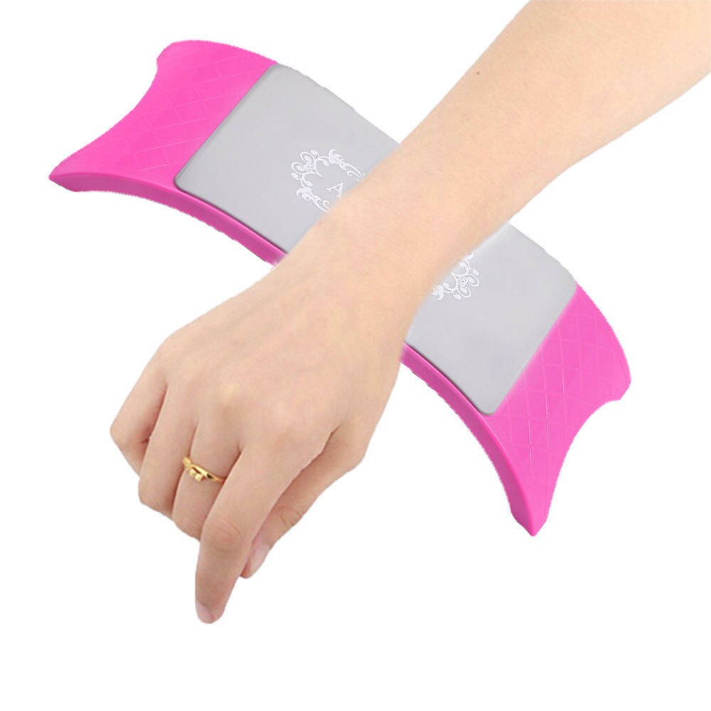 6 colores mano suave descansa Lavable a mano almohada soporte brazo descansa uñas manicura del arte cojín para las manos